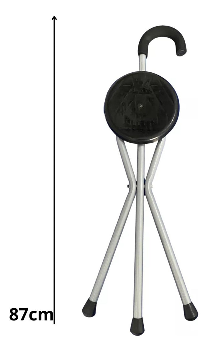 Portable Cane with Seat for the Elderly