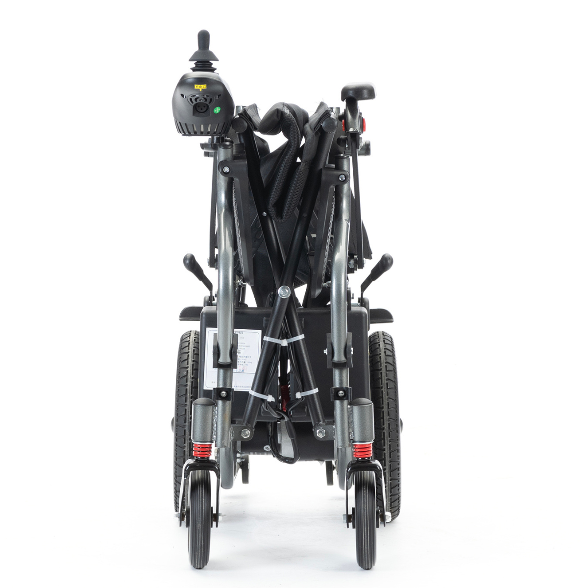 WINNERMED Foldable Steel Wheelchair Lightweight Compact