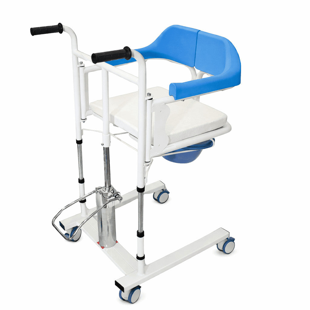 WINNERMED Patient Lift Transfer Chair for Elderly and Home, Portable Adjustable Height Lift Nursing Wheelchair WINNERMED Patient Lift Transfer Chair for Elderly and Home, Portable Adjustable Height Lift Nursing Wheelchair