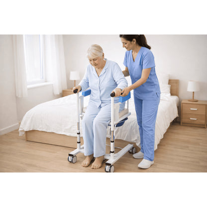 WINNERMED Patient Lift Transfer Chair for Elderly and Home, Portable Adjustable Height Lift Nursing Wheelchair WINNERMED Patient Lift Transfer Chair for Elderly and Home, Portable Adjustable Height Lift Nursing Wheelchair